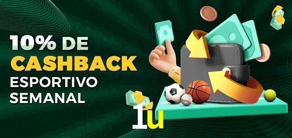10% de bônus de cashback na 1u